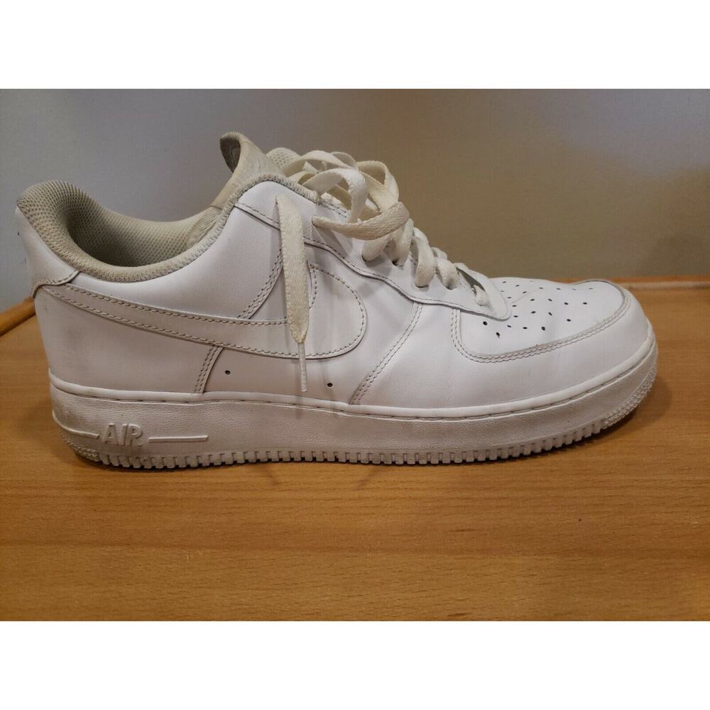 Nike Air Force 1 07 Men's Shoes White/White 315122-111 Size 12 - Picture 9 of 12